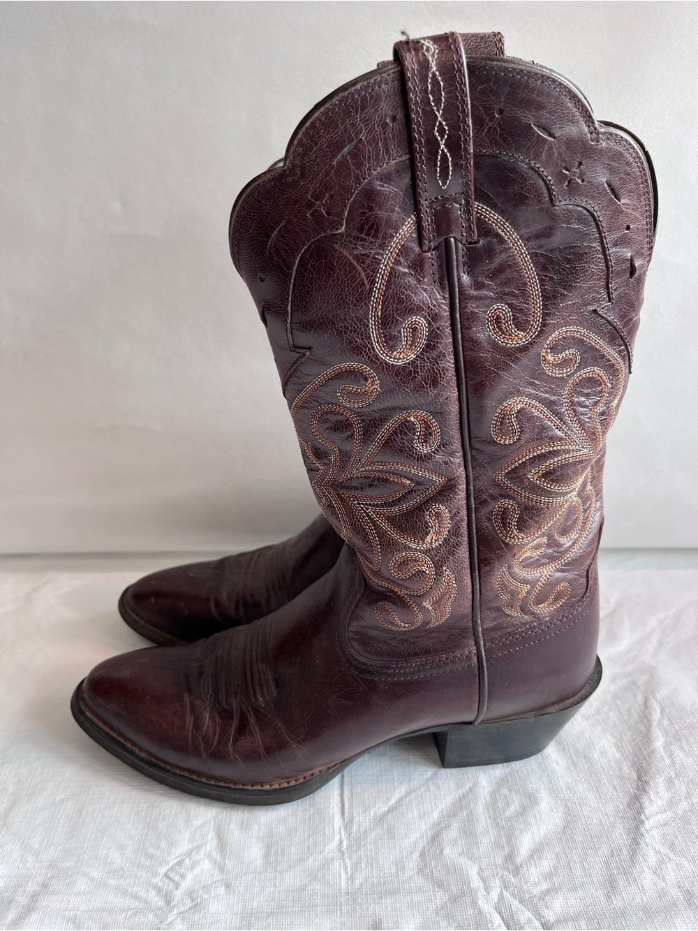 Ariat Brown Leather Western Cowboy Boots